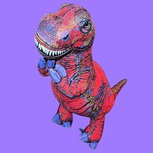 Vintage 1992 Applause Dinosaur Giants Tyrannosaurus T Rex 14" Stands Alone
